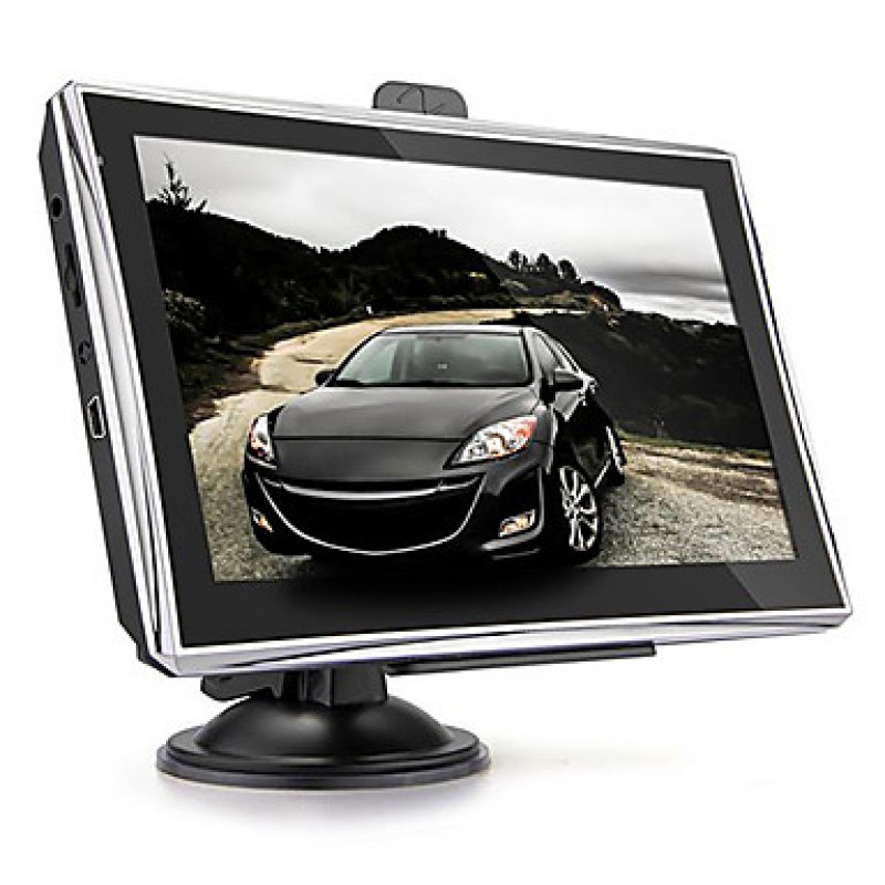 Click to view larger imageCar 7 TFT Touch Screen GPS Navigator FM RAM 128MB 4GB with Australia Map Black