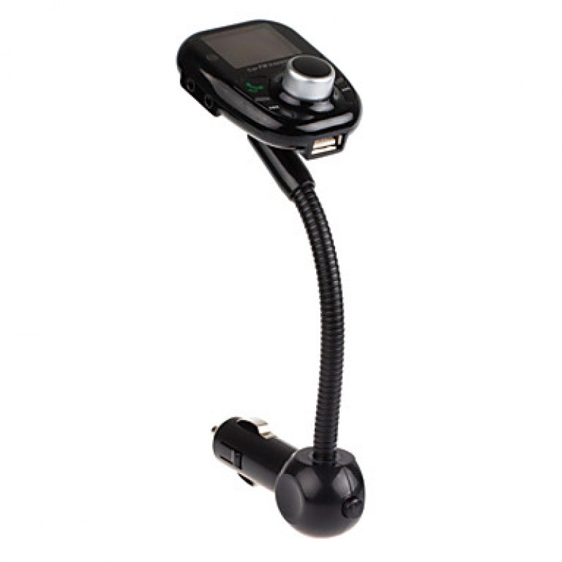 Car MP3 Audio Player Bluetooth FM Transmitter WithWireless FM Modulator Car Kit HandsFree LCD Screen USB Charger