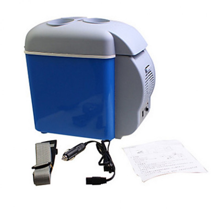  Car Portable Heating and Cooling Box with Cupholder/ Small Refrigerator for Car