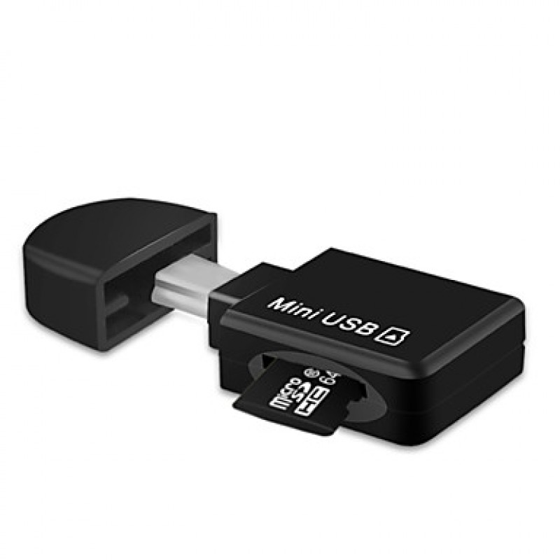 Car DVD Auxiliary Audio Out Mini USB Flash Micro SD Card Reader