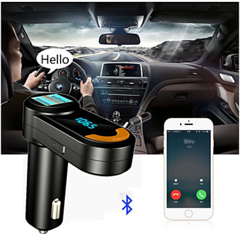 Bluetooth FM Transmitter, Universal Wireless FM Transmitter/Mp3 Player/Car Charger