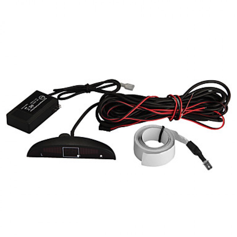 Electromagnetic Car Parking Reverse Back Up Radar Sensor Kit with LED Display