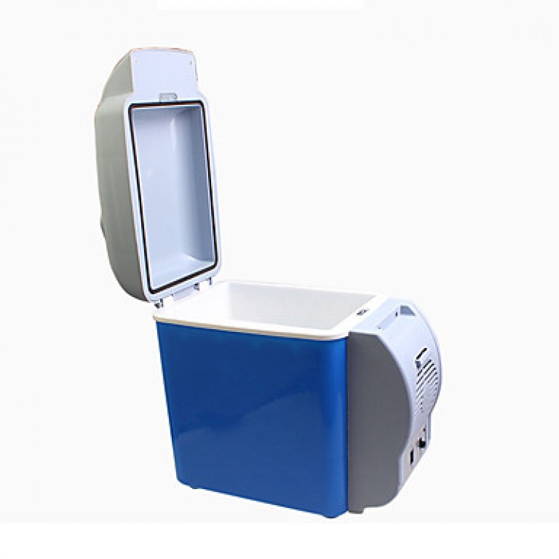 7.5L Quality ABS Blue Portable Mini Summer Travel Driving Hot And Cold Car Refrigerator For Car And Home