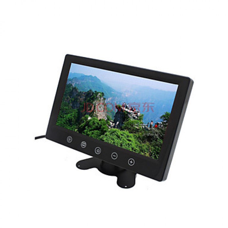 9 Inch 4 probe Parking Sensors LCD Display Camera Video Car Reverse Backup Radar System Kit Buzzer Alarm 12V