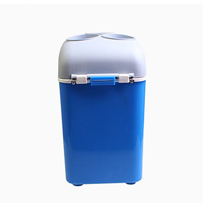 7.5L Quality ABS Blue Portable Mini Summer Travel Driving Hot And Cold Car Refrigerator For Car And Home