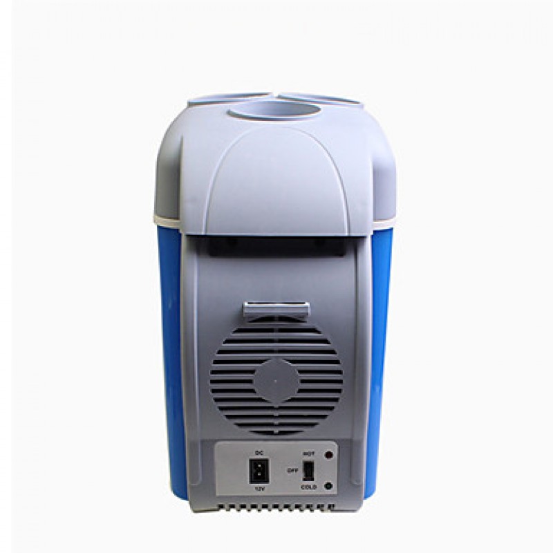 7.5L Quality ABS Blue Portable Mini Summer Travel Driving Hot And Cold Car Refrigerator For Car And Home