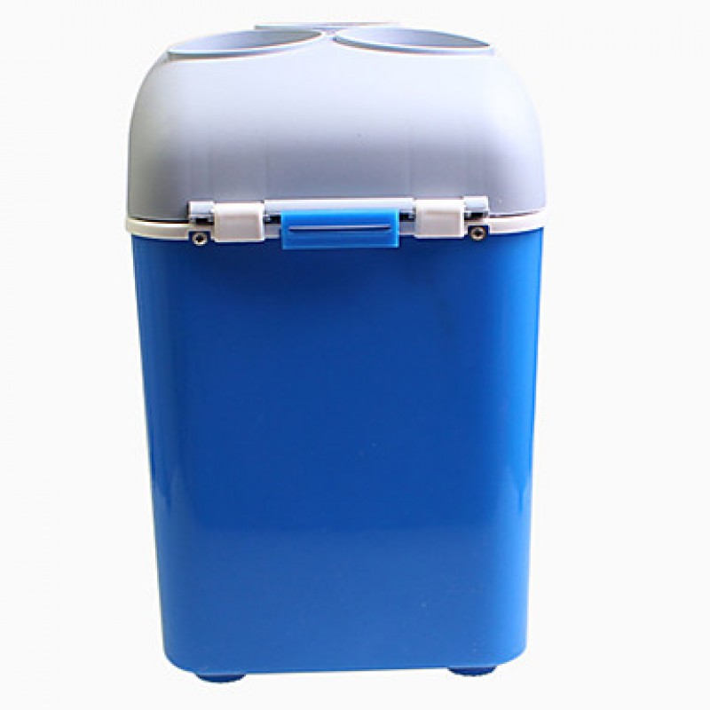  Car Portable Heating and Cooling Box with Cupholder/ Small Refrigerator for Car