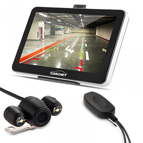 7 Car Bluetooth Av - Gps Navigator Wireless Revers...
