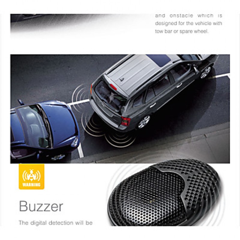 High Quality 4 Sensors And Compact Buzzer Parking Sensor, Rear Parking Sensor, Parking Assist System
