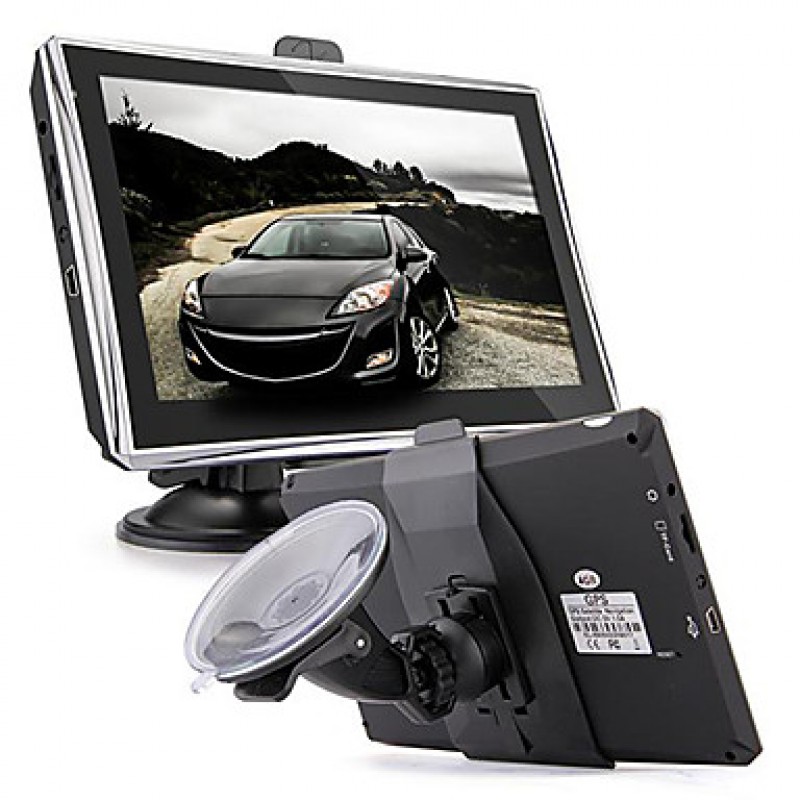 Click to view larger imageCar 7 TFT Touch Screen GPS Navigator FM RAM 128MB 4GB with Australia Map Black