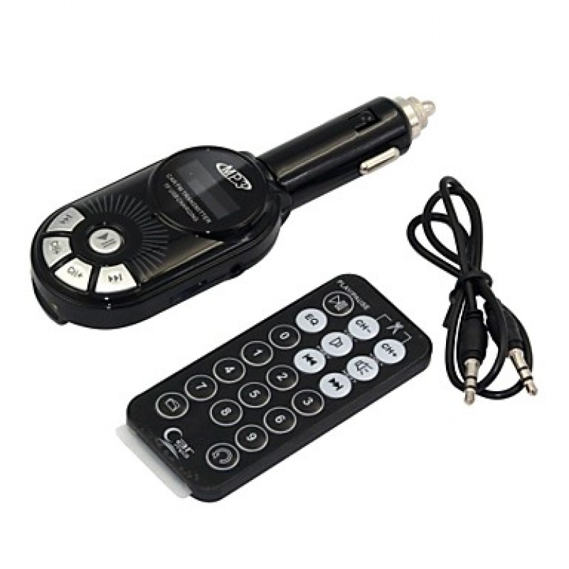 Car FM Transmitter With Charging USB And Support multi-Language