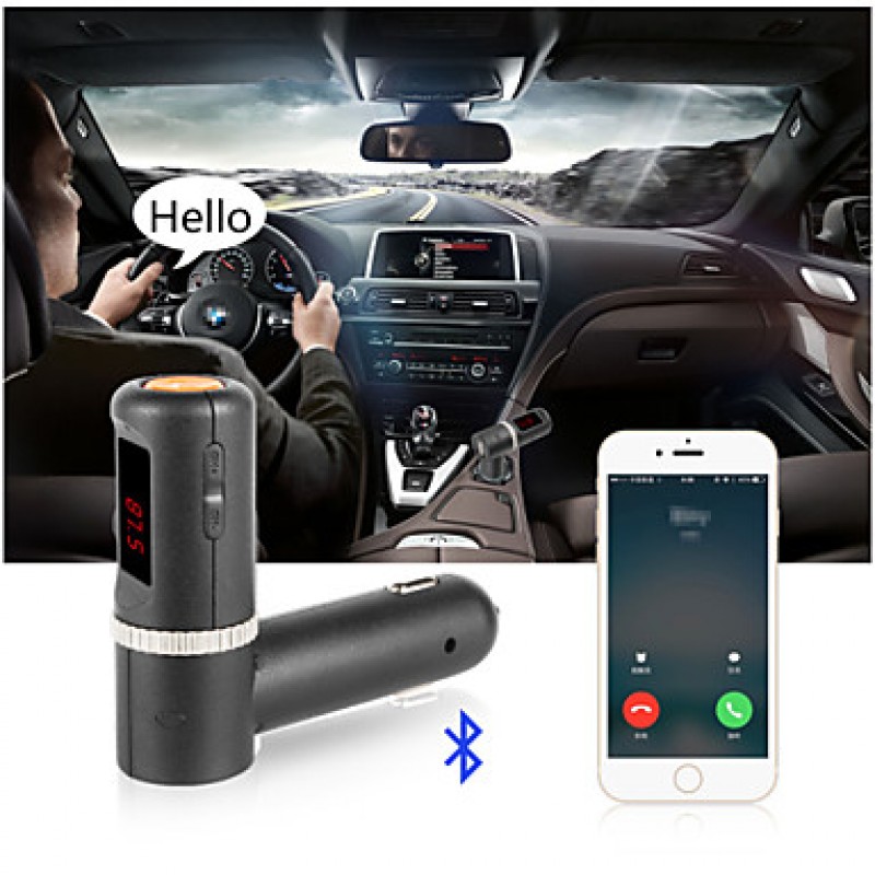 Bluetooth FM Transmitter, Universal Wireless FM Transmitter/Mp3 Player/Car Charger